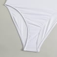 thumbnail image 5 of Gibobby Trajes de baño mujer una pieza Nuevo traje de baño de bikini europeo y americano sexy con hombros descubiertos para mujer(Blanco,G), 5 of 5