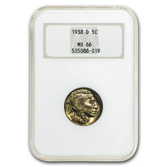 1938-D Buffalo Nickel MS-66 NGC