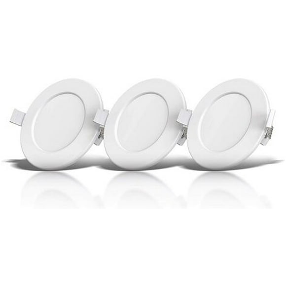 Intelligent Lighting Solution, Smart Wifi Dimmable Slim Led Downlight, 6w Warm White Recessed Bathroom Spotlights For Damp Location Suitable, Protected Against Splashing Water