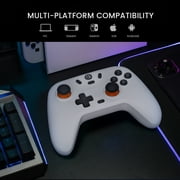 GameSir Nova Lite 2.4g Wireless Controller for Windows PC, iPhone, Android, Switch & Steam Deck, Bluetooth Controller Gamepad with Hall Effect Trigger,Turbo,Rumble Vibration ( Purple)