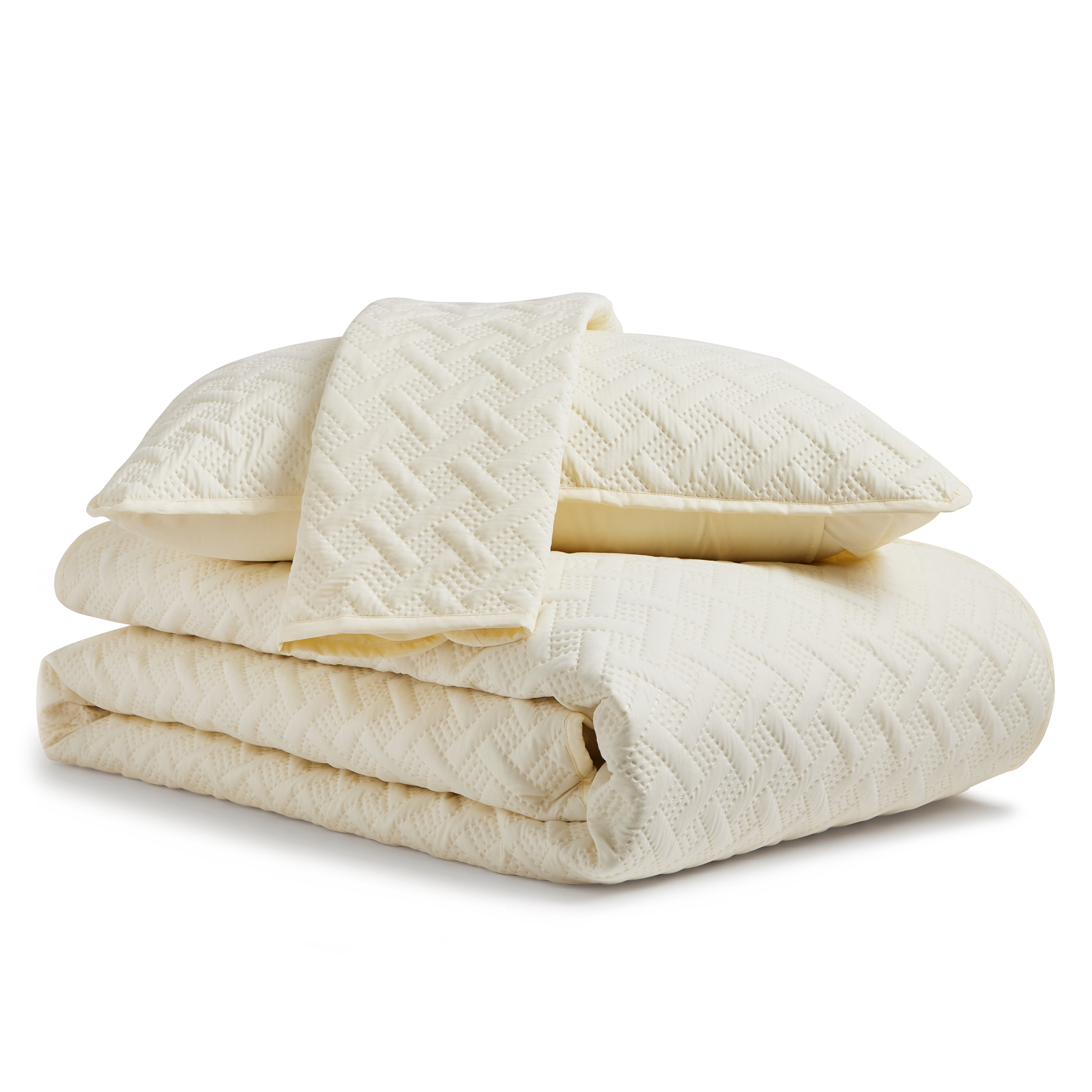 Cosy House Collection Luxury Bamboo 3Piece Quilt Set Ultra Soft