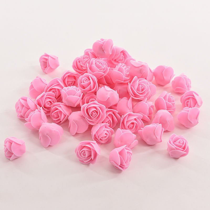 3CM Mini Artificial Rose Bouquet Flower Heads Foam Flower Velentine Party Decora 