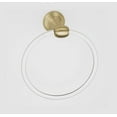 thumbnail image 6 of Alno A7340-SN Royale Acrylic 6" Diameter Towel Ring - Nickel, 6 of 7