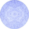 thumbnail image 1 of Ahgly Company Machine Washable Indoor Round Persian Blue Traditional Area Rugs, 8' Round, 1 of 4