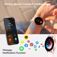 thumbnail image 2 of Smart Watch Reloj Inteligente Mujer 1,39 Pulgadas Llamadas Bluetooth 2024 Women SmartwatchDe La Malla Silicagel Rose Color, 2 of 8