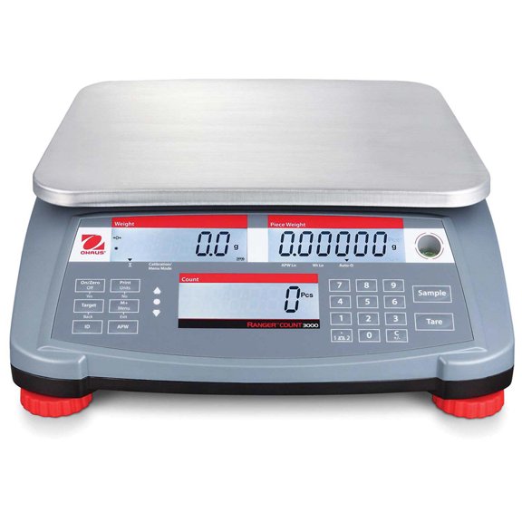 Ohaus Ranger Count 3000 Compact Digital Counting Scale 60lb x 0.002lb 11-13/16""