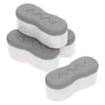 thumbnail image 2 of Kit de 4 topes de repuesto para asiento de inodoro. Topes universales con adhesivo resistente para bidés, baños domésticos y hoteles. Color gris., 2 of 8