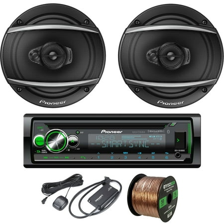 Pioneer Tuner 3d Pioneer DEH-S6100BS CD/Bluetooth SiriusXM Ready Single-DIN Receiver, 2 x 6.5