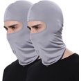 thumbnail image 1 of Paquete de 2 pañuelos para la cara para exteriores, Airsoft, máscara de esquí para motocicleta, pasamontañas para el sol, capucha táctica negra, cubierta para la cara, 1 of 5