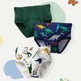thumbnail image 5 of EnJoCho 3PCS Boys Cotton Underwear Ultra Soft Triangle Cut Stretchable Waistband Playful Cartoon Prints for Active Toddlers 2-8 Years, 5 of 9
