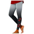 thumbnail image 1 of Zhanying Leggings de Noël pour Femmes Rouges Abordables Poignets Élastiques à la Cheville Leggings Doublés en Molleton pour Femmes Gris TG, 1 of 6