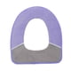 thumbnail image 1 of Naiovety Cojín duradero para asiento de inodoro de pana, agradable para la piel y fácil de limpiar, fácil de instalar y desmontar Juegos de accesorios de baño Púrpura, 1 of 6