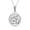 Silver, variant on Bling Jewelry Womens Religious Guardian Angel Cherub Pendant Necklace Silver Round Disc Medal