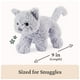 thumbnail image 2 of Peluche GUND Bootsie English Blue Kitten 23 cm gris, 2 of 8