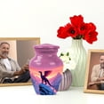 thumbnail image 6 of JAGASY Dragon Urn for Ashes Adult Male & Female, Pink Small Urns for Human Ashes Keepsake, Snowy Mountain & Sunset Decorative Urns for Mother, Cremation Urn for Father, (3 Inch), 6 of 7