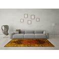 thumbnail image 3 of Ahgly Company Machine Washable Indoor Rectangle Persian Yellow Traditional Area Rugs, 8' x 12', 3 of 4