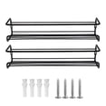 thumbnail image 1 of Painted Iron Construction Wall Mounted Spice Rack, Multi-scene Installation for Kitchen Cabinets and Closets, Space Saving Design Accommodates Most Spice Jars, Flexible, 1 of 5