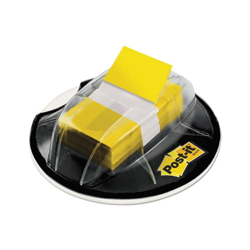 Page Flags in Desk Grip Dispenser 1 x 1 3/4, Yellow, 200/Dispenser