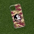 thumbnail image 2 of Florida State Seminoles HD Phone Case Compatible with Apple iPhone 14 Pro (Camo) by Affinity Bands, 2 of 3
