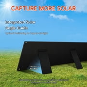 LVYUAN 200 Watt Solar Panel Foldable Solar Charger with Adjustable Kickstands, Portable IP67 Waterproof for Home, RV, Outdoor, Camping, Power Station, off Grid