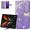 Purple, variant on Wallet Case for Samsung Galaxy Z Fold 4 5G, 3D Butterfly Flower PU Leather with Credit Card Slots Holder Magnetic Closure Folio Phone Cover for Samsung Galaxy Z Fold 4 5G Rhinestone Rose Gold