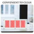 thumbnail image 3 of HAMPPLIES Clear Acrylic Baseball Card Holders Stand with Smooth Sturdy Material for Card Display, 3 of 8