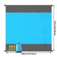 thumbnail image 2 of Couverture de Plage Anti-Sable Tapis de Pique-Nique pour Camping Randonnée Pêche Activités Extérieures Durable Pliable Portable Accessoires de Voyage Aide au Vent Lumières de Randonnée Indispensables pour le Camping Équipement de Randonnée pour Femmes Indispensable pour le Camping, 2 of 3
