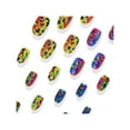 thumbnail image 4 of Sinyiin Almond Fake Nail Colorful Gradient Press On Nail Artificial Nail False Nail Glues On Nail Designs French Nail Tips, 4 of 8