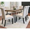 thumbnail image 3 of 4-Leg Table Base 7-Piece Dining Set / Provide Stable Seating, 3 of 7