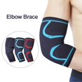 thumbnail image 2 of Codera elástica para hombre y mujer, funda de compresión para deportes, tendinitis, golfista, alivio del dolor de tenis, 1 ud., 2 of 5