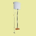 thumbnail image 2 of Renovators Supply High Tank Pull Chain Toilet Conversion Kit w/White Ceramic High Tank 63" to 78" Adjustable Height Chrome Z Pipe, 2 of 13
