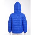 thumbnail image 3 of Lejafay Kids Girls Thicken Winter Warm Coat Solid Color Long Sleeve Hooded Zip Up Jacket Outerwear Royal Blue 140, 3 of 6