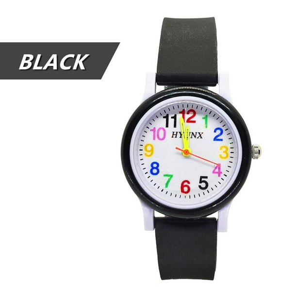 Correa de Color sólido, reloj para niños, relojes electrónicos digitales para niños, niñas, niños, estudiantes, reloj de pulsera de cuarzo para niños, reloj para bebé Gao Jinjia LED