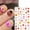 C, variant on 2 Pieces 3D Dinosaur Nail Art Stickers for Kids - Fun Cartoon Dino Decals Compatible with Natural, Acrylic, and Gel Nails