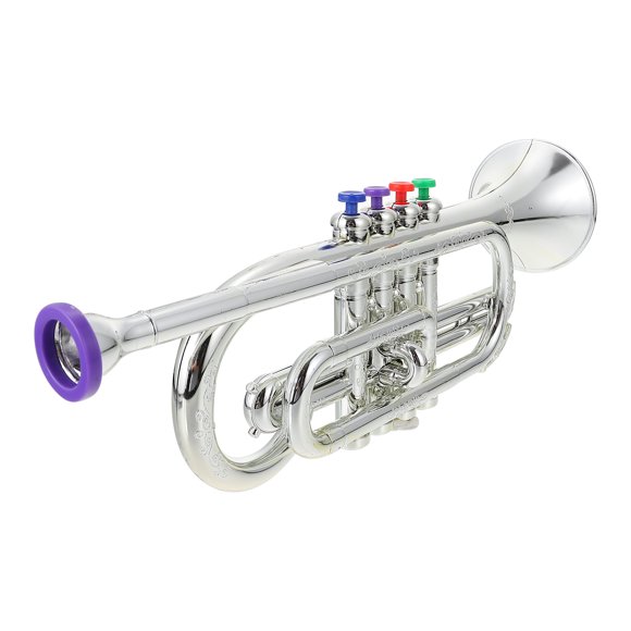 KAKOWELY 1 pieza de trompeta de simulación práctica, modelo musical, juguete musical para niños.