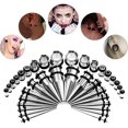 thumbnail image 4 of Metal Ear Stretch Plugs Kit -36pcs 1.6mm-10mm Ear Stretcher Cones, 4 of 5