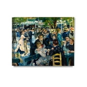 DECORARTS - Bal du moulin de la Galette, Pierre-Auguste Renoir Art Reproduction. Giclee Canvas Prints Wall Art for Home Decor 30x24"x1.5"