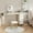 White&Gold, variant on JEZWX Gold Vanity Desk with Lighted Mirror and Power Outlet, Makeup Vanity Table with Chair, 4 Fabric Drawers and Storage for Girls Bedroom