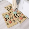 thumbnail image 5 of Kitchen Mats and Rugs Set of [2 PCS], Non Slip Washable Absorbent Microfiber Kitchen Rug and Mat, Soft Comfort Kitchen Rug Set for Kitchen, Office, Sink 17"x47.2"+17"x23" (Grey), 5 of 5