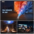 thumbnail image 3 of Projetor Portátil AOC WiFi Bluetooth 180° 4K Full HD 8000 Lúmens Correção Keystone, 3 of 8