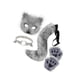 thumbnail image 2 of Conjunto de collar y Cola de animal Fernando Máscara facial Halloween juego de rol Gris oscuro, 2 of 8