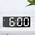 thumbnail image 4 of EASTIN Réveils Numériques Intelligents pour Chambres Écran LED Snooze Température Dimmable Date 12/24h USB Filaire Électrique/ 3*AAA Horloge Électronique de Bureau pour Cuisine Bureau, 4 of 5