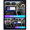 thumbnail image 2 of Torovo Android 12 Car Radio for K-Ia Morning Picanto 07-11, GPS Navi Navigation 2 Din 9" Multimedia Video Player FM BT Wifi SWC 4G 5G Mirror Link Carplay Reversing Image DSP M100S 4 core 1+16GB, 2 of 8