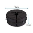 thumbnail image 3 of Bolsa de peso redonda al aire libre Base de paraguas portátil Bolsa de arena Gazebo de playa Camping Jardín Sombrilla Lonas Herramienta fija Sweethay HA1043-00B, 3 of 6