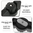 thumbnail image 3 of OUNONA Boat Dock Cleat Black Nylon Rope Fixing Cleat Durable Marine Rope Cotter, 3 of 7