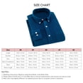 thumbnail image 5 of Button Down Shirt,Men Pure Color Long Turn Down Collar Shirt Long Sleeve Button Down Shirt High-End Performance, 5 of 5