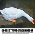 thumbnail image 3 of Resin Goose Statue, Garden Yard Decor, Lifelike Outdoor Ornament, Weatherproof  Hand,Painted, 3 of 6