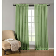 VW Stores SKU-13590-12 40 x 81 in. Charleston Knitted Window Curtain Panel - Burgundy, Sage & Black - Pack of 12