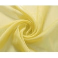 thumbnail image 4 of RT Designers Collection Celine Sheer 55 x 90 in. Rod Pocket Curtain Panel, Neon Yellow, 4 of 4