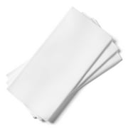 Singular Paper Napkins - Linen-Like Dinner Napkins - Everyday Table Napkins - 15.75" x 15.75" (50 Count White)